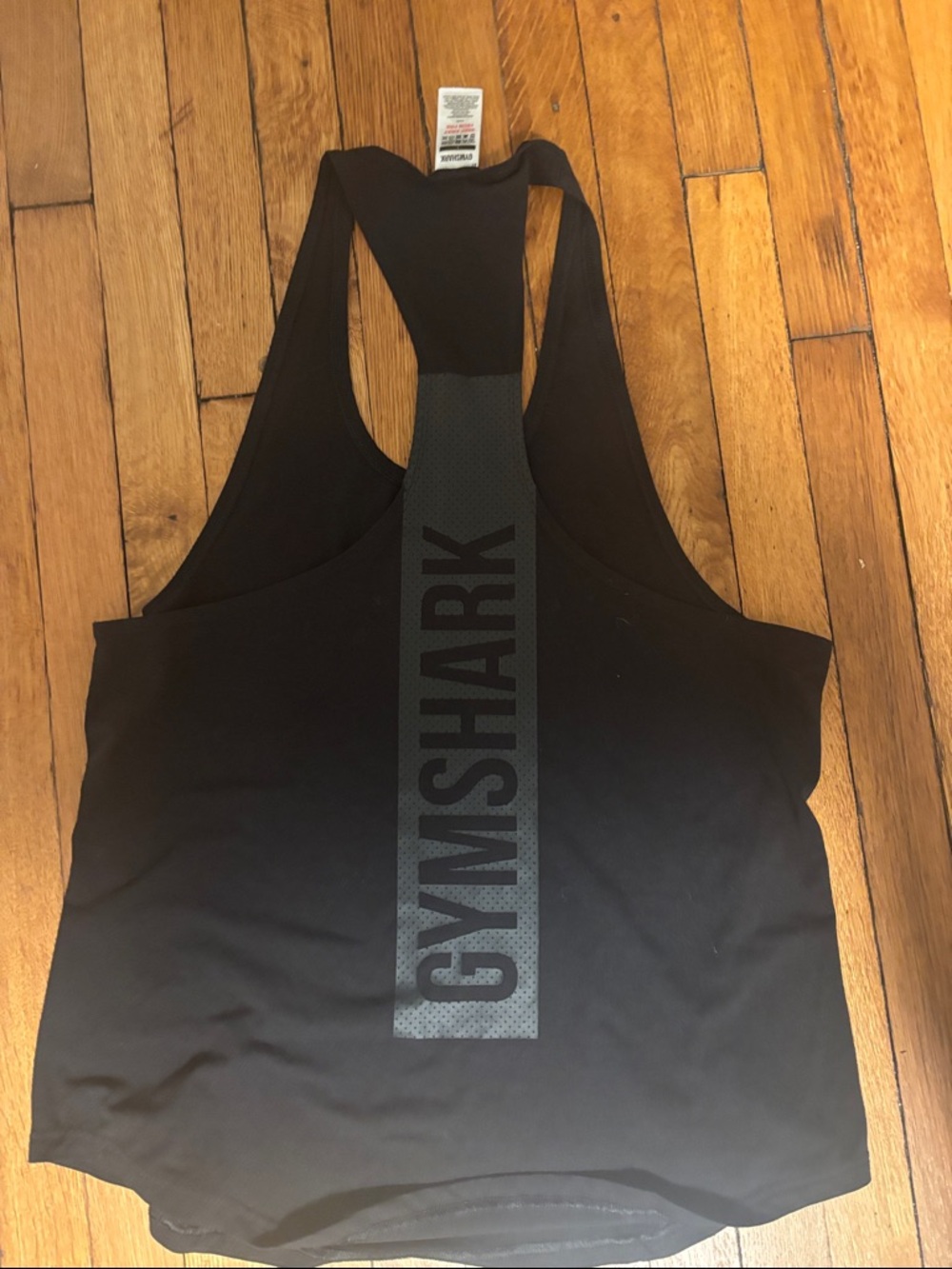 Gymshark Black Racerback Training Tank NWOT - Picture 2 of 6